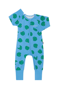 Bonds Zip Wondersuit - Apple A Day Blue