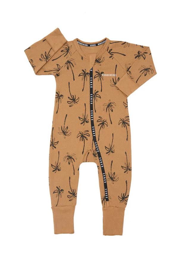 Wondercool Eyelet Zip Wondersuit - Palm Tree